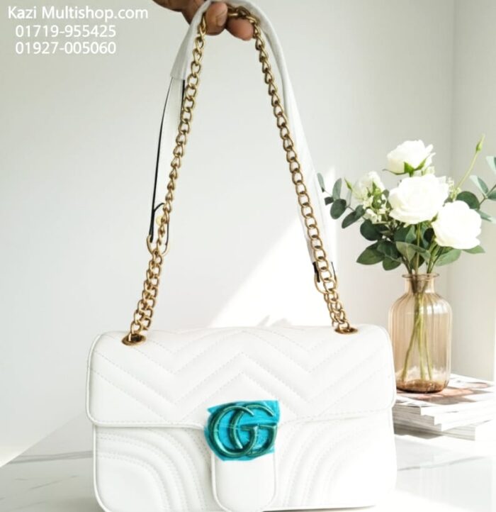 White Gucci Bag (GG) - Image 4
